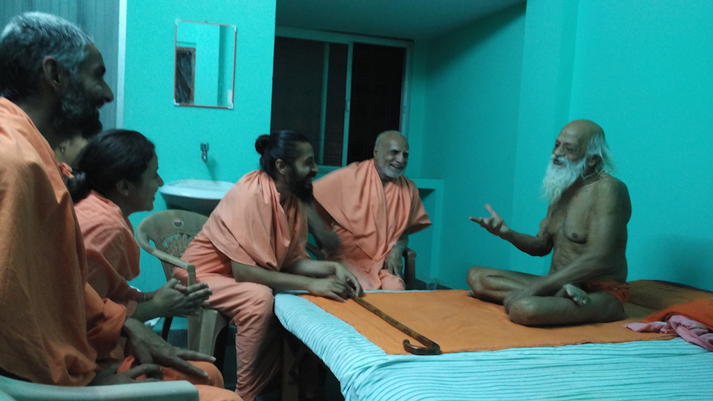 With 116 Years Old Swami Sarvananda