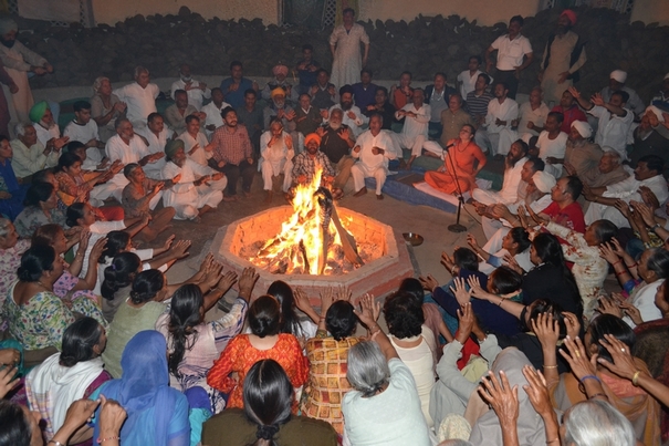 Agni Kriya at the Shivir